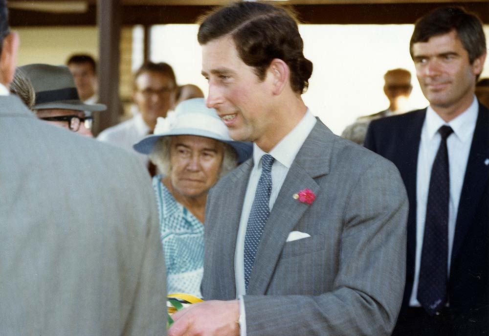 HRH Prince Charles Royal visit to Brisbane during the Jubilee Year, 1977