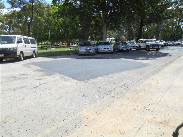 The Reef Street site in Gympie following investigation, plugging and backfilling of an historic shaft