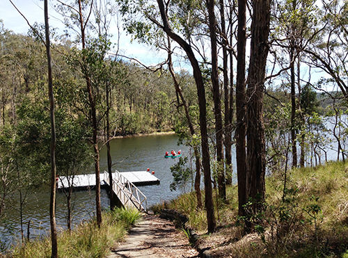 Canoeing at Lake Perseverance centre