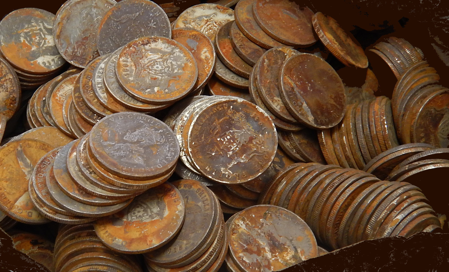 Old coins.