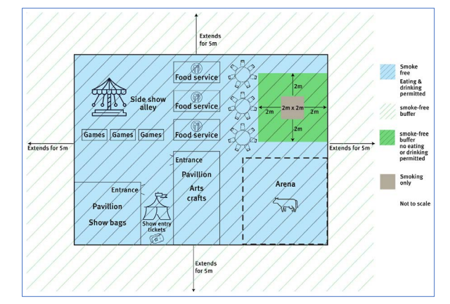 Outdoor eating and drinking map