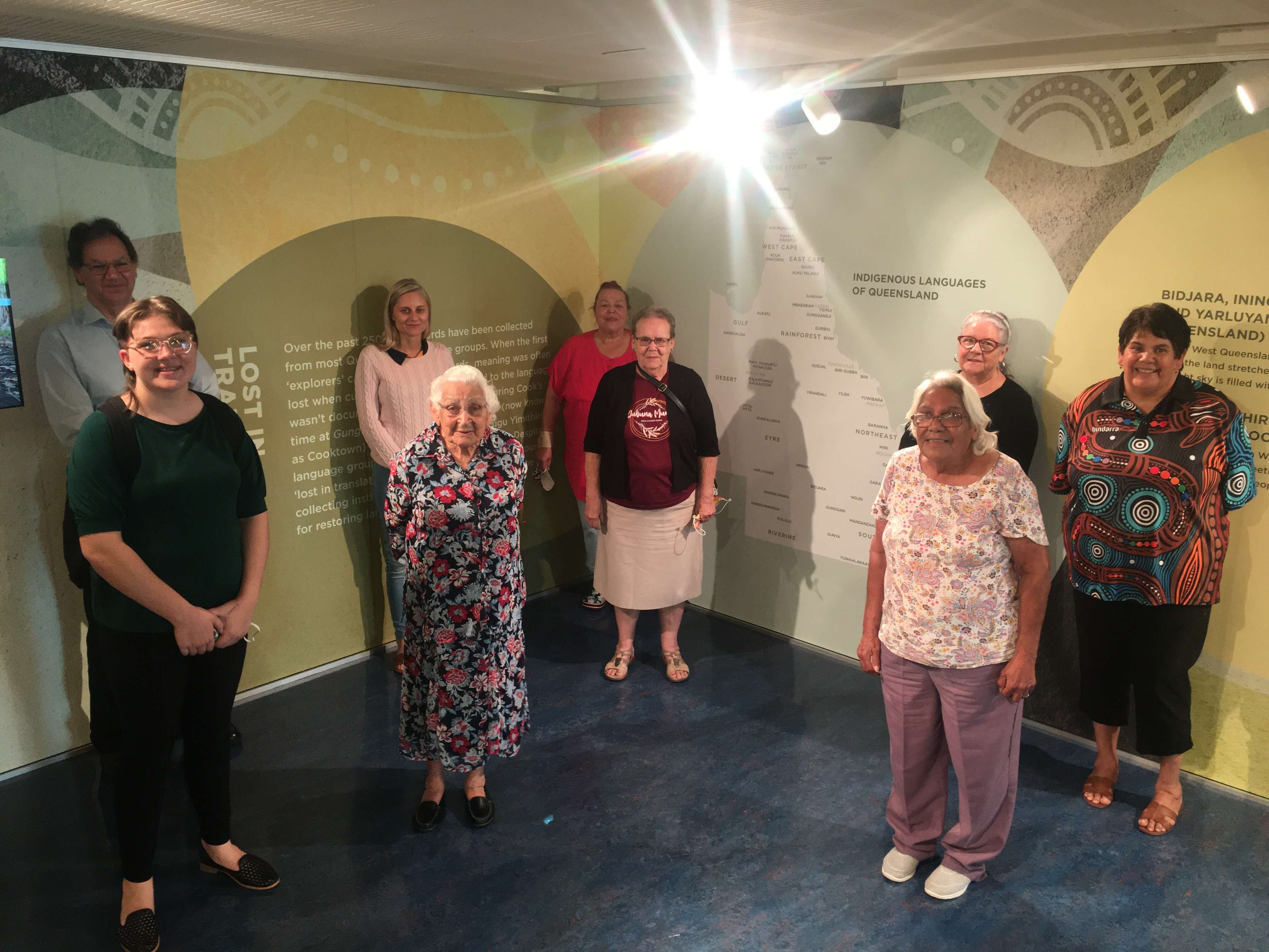 Members of Gunggari Native Title Corp at State Library of Queensland
