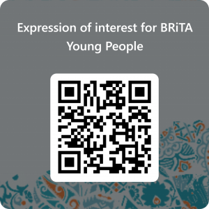 QR code for expression of interest for BRiTA young people