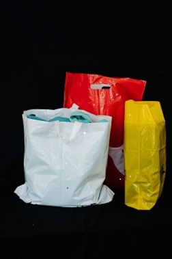 Single-use heavy weight department store plastic bags, however the bags do need to meet material and reusability requirements