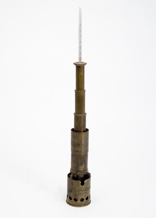 Hypsometer uses the boiling point of water at different altitudes to determine land elevation