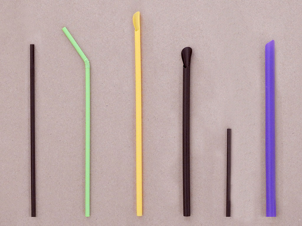 Single-use plastic straws