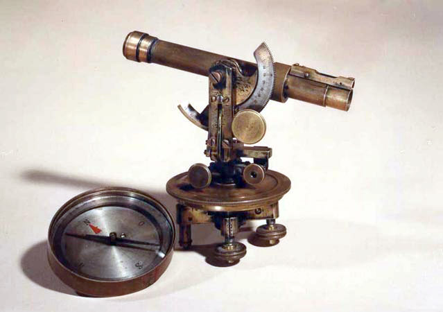 Surveying instrument used for measuring horizontal and vertical angles