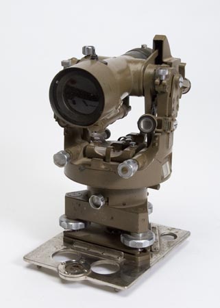 Theodolite used by the Japanese during World War Two for the construction of air strips