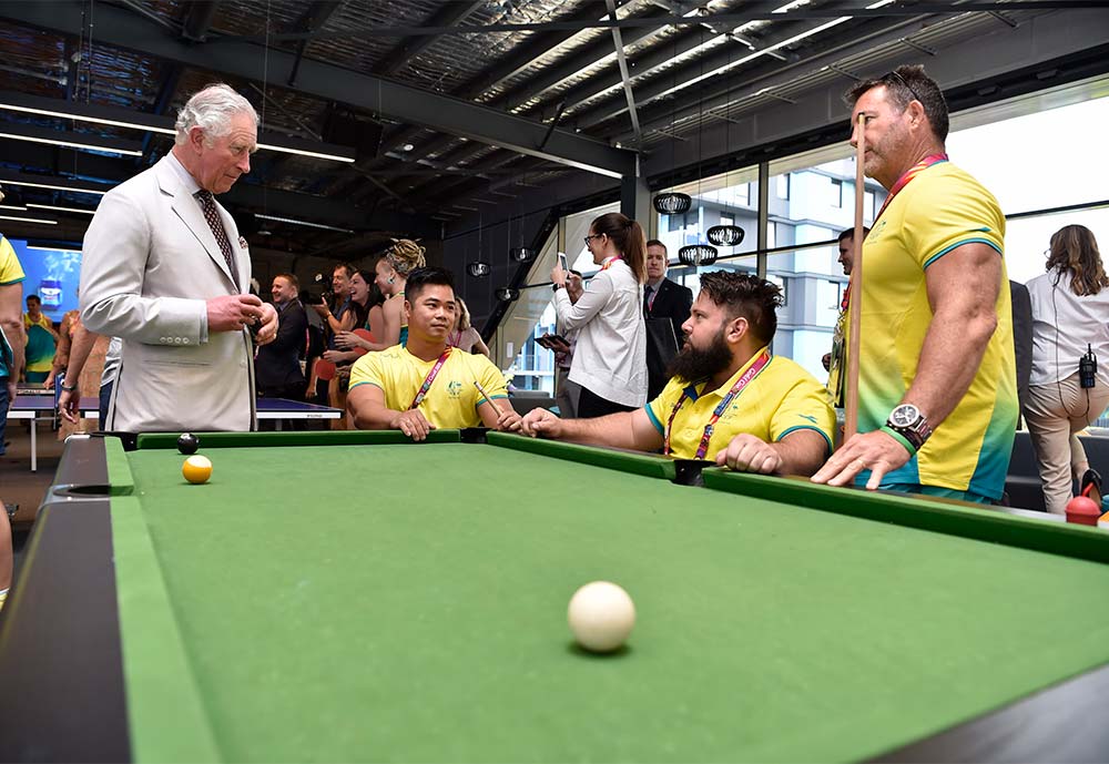 HRH Prince Charles, The Prince of Wales, Gold Coast Commonwealth Games, 2018