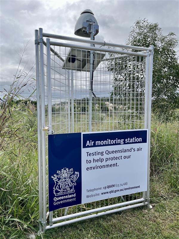 Photo of Swanbank 4 air quality monitoring station
