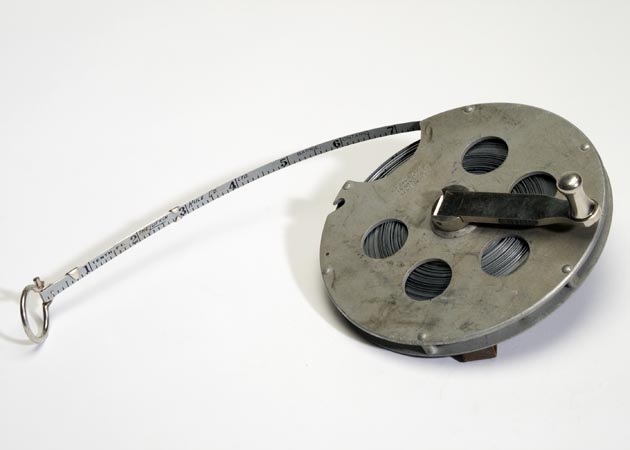Steel tape used to measure distances