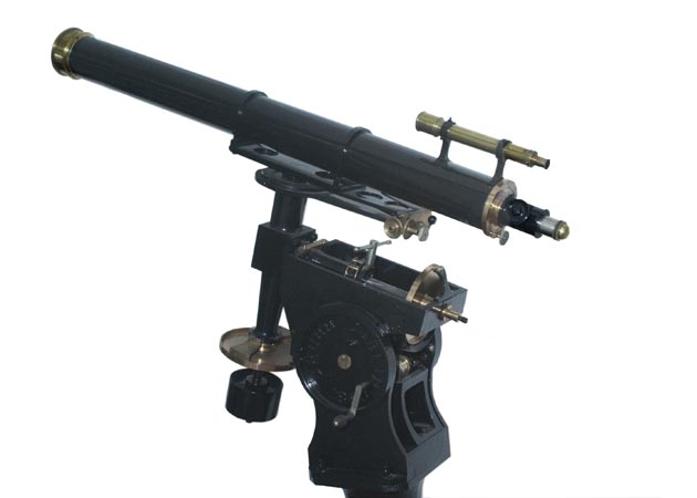 Telescope used in 1921 to carry out visual tests