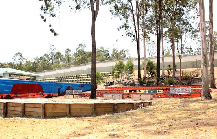 The cultural performance area at the Youth Detention Centre