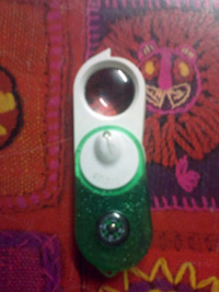 The magnifying glass Shelley uses to help with her art. The magnifying glass Shelley uses to help with her art.