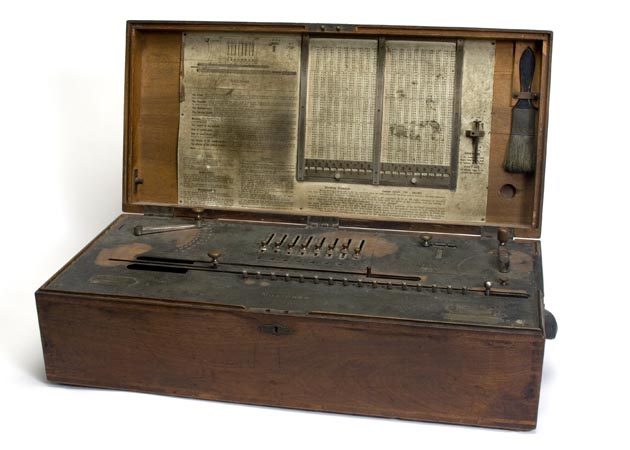 A type of mechanical calculator used in the early 1900s