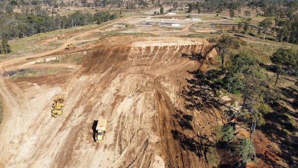 Stage 1 earthworks as part of the Goondicum Mine site Eastern Domain remediation