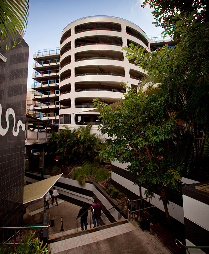 Brisbane City Council car park.