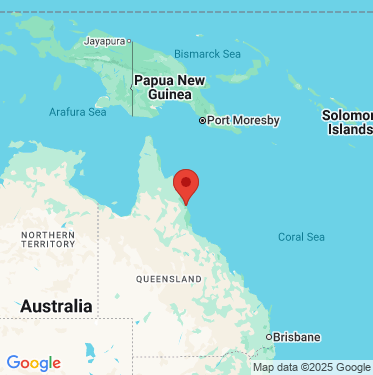 static google map of the location of the Cairns wave monitoring buoy