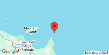 static google map of the location of the Townsville wave monitoring buoy