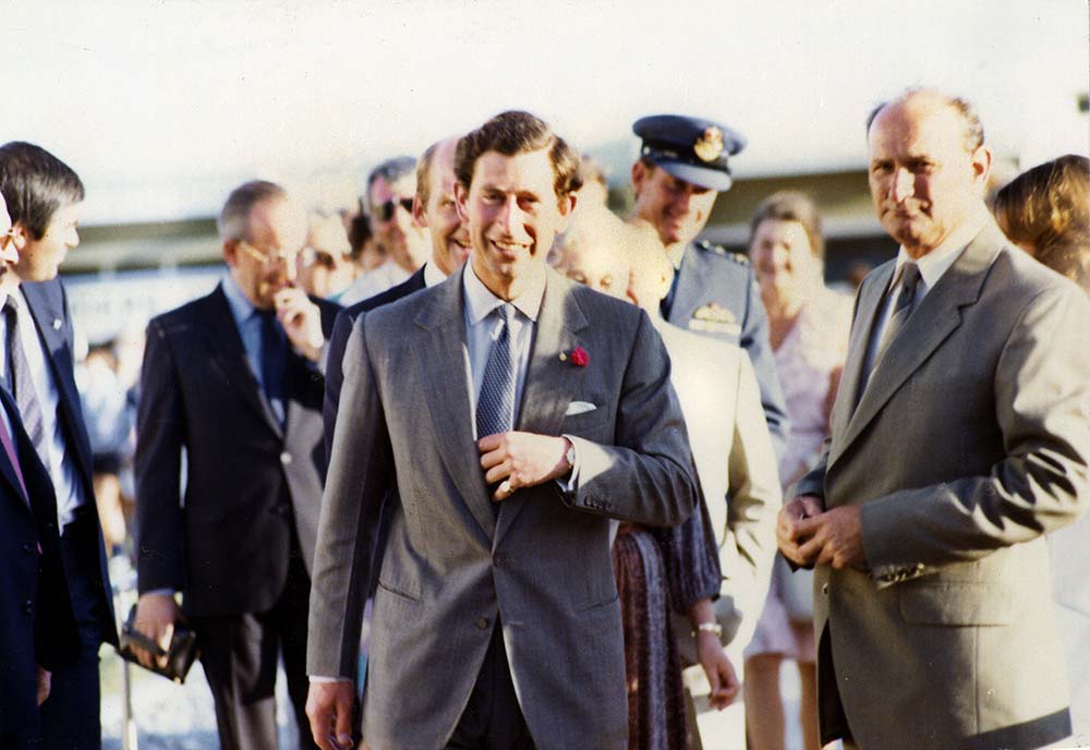 HRH Prince Charles Royal visit to Brisbane during the Jubilee Year, 1977