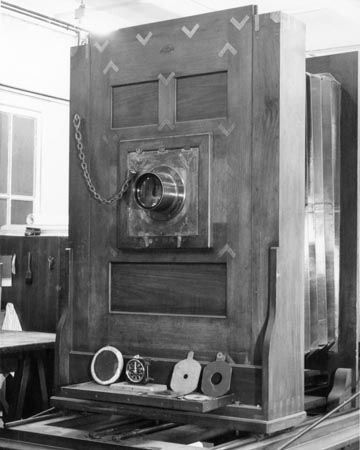 Lens panel of the Hunter Penrose camera