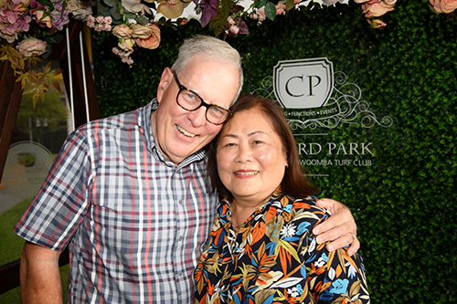 A happy couple visiting the Toowoomba seniors expo