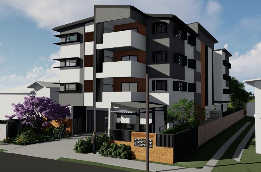 This social housing project, currently in construction documentation stage, will deliver 18 homes in the Mackay region.