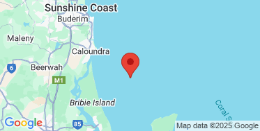 static google map of the location of the North Moreton Bay wave monitoring buoy