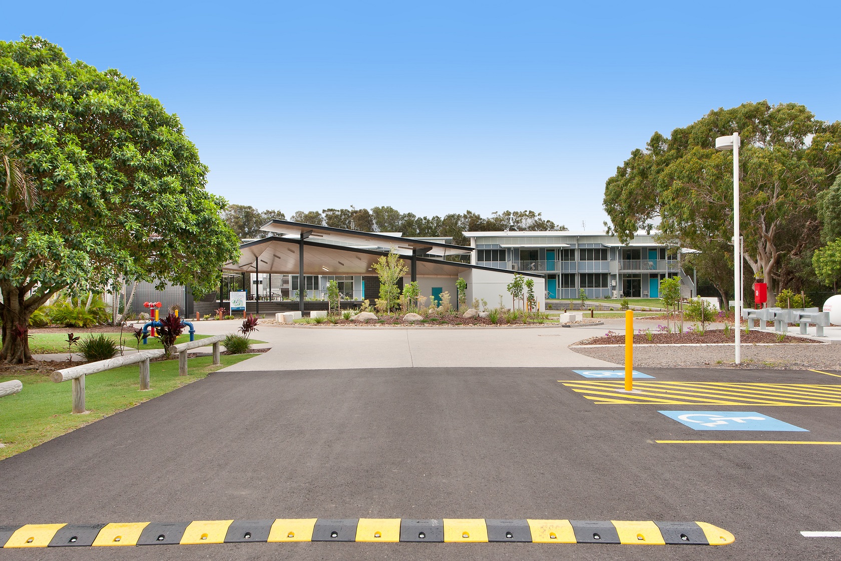 Front entrance to the Sunshine coast precinct.