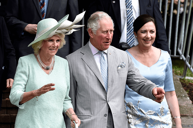 Their Royal Highnesses The Prince of Wales and The Duchess of Cornwall, visiting the City Botanic Gardens, Brisbane, 2018