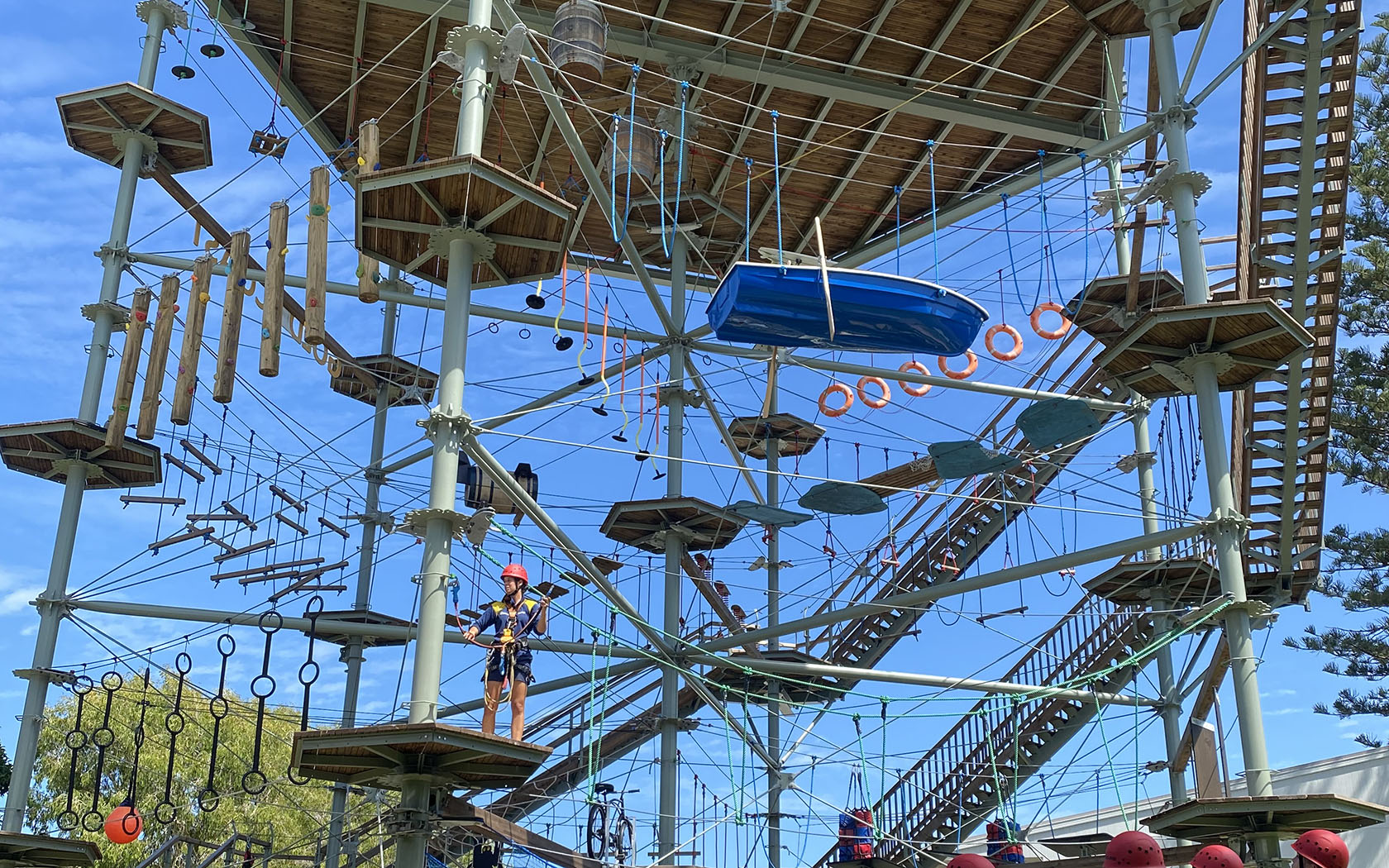 Outdoor aerial course at the Gold Coast precinct