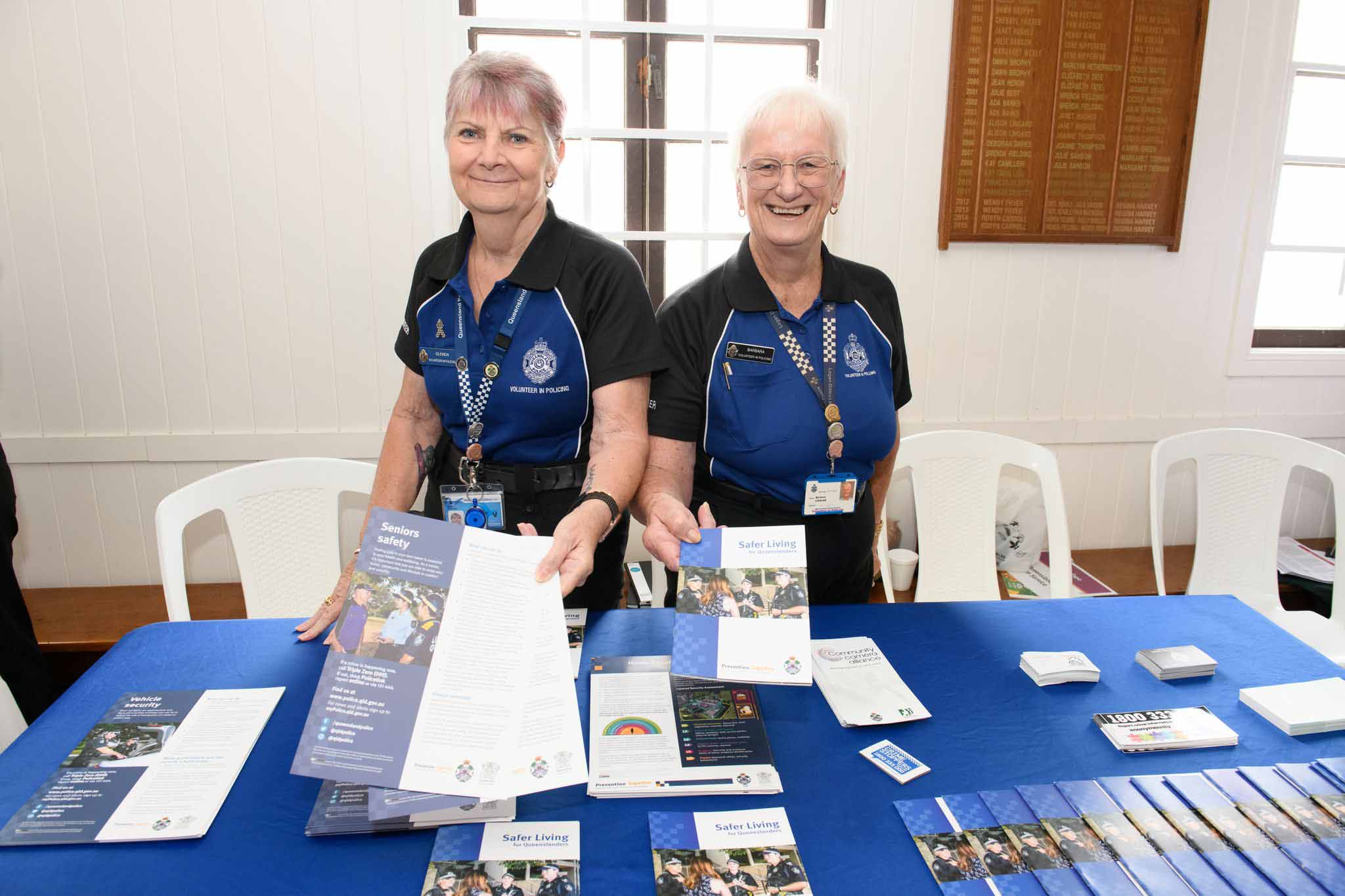 Exhibitors at the seniors expo
