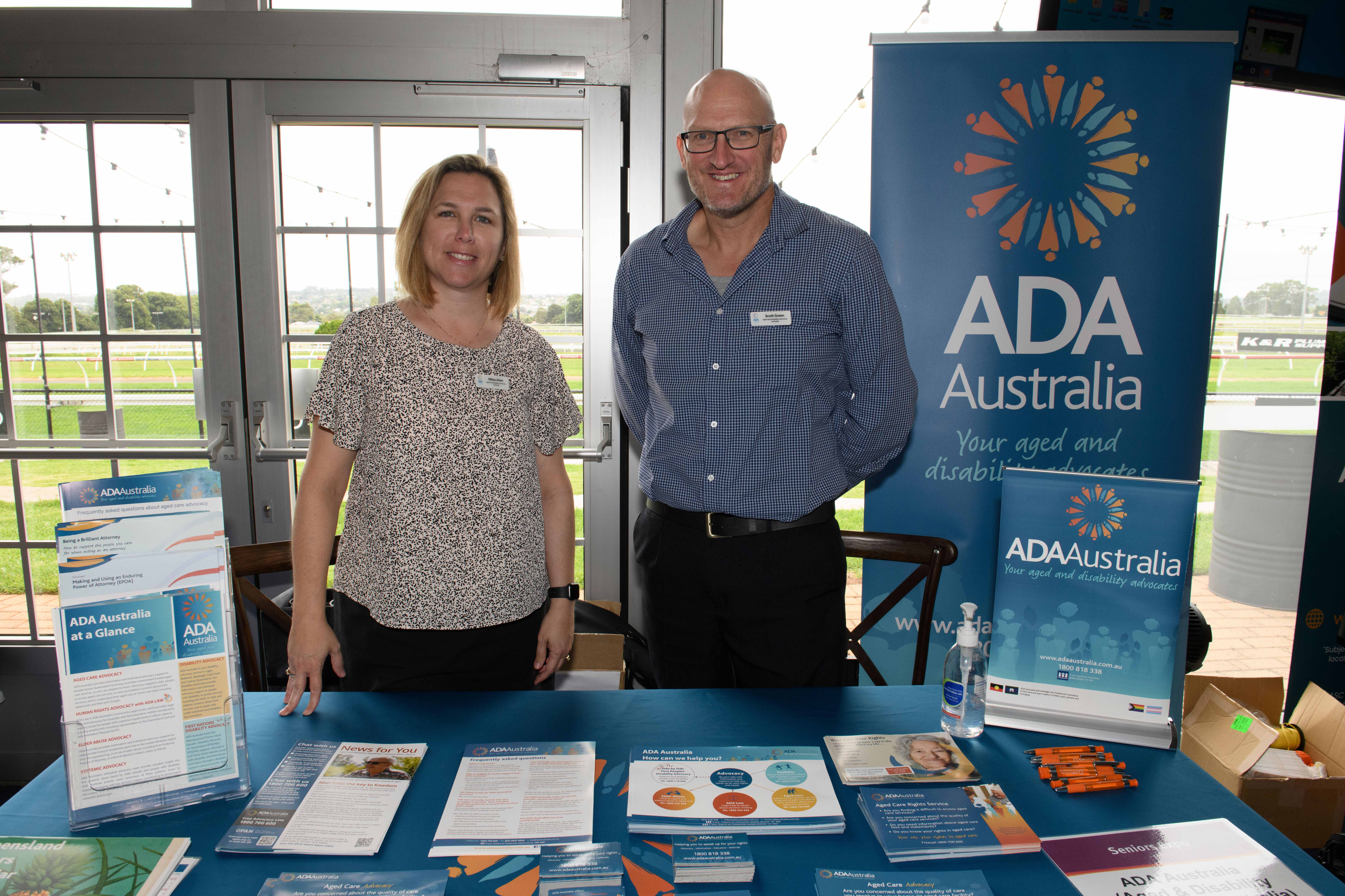 Exhibitors at the Seniors Expo