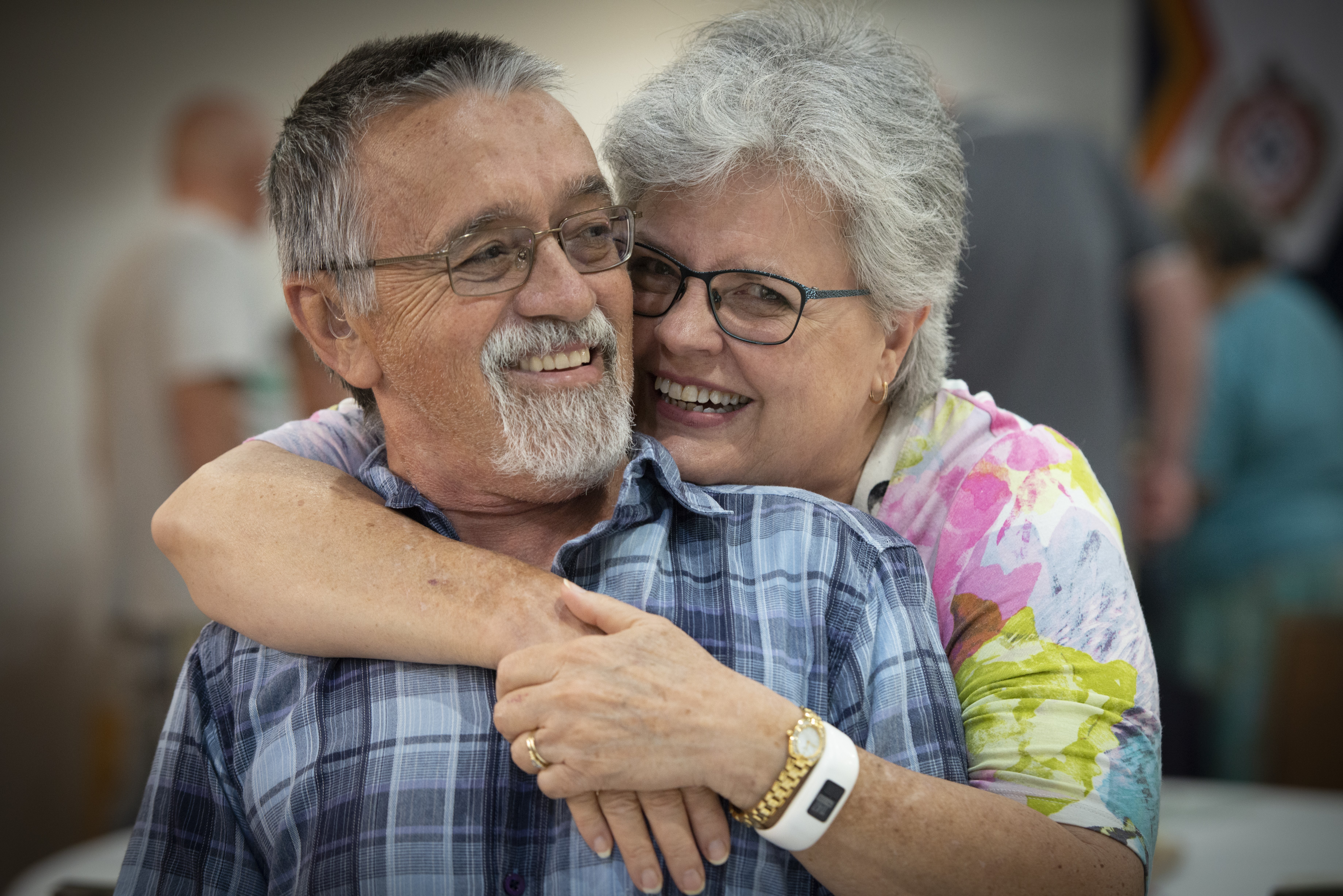 Another happy couple at the seniors expo