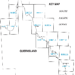 Map of commercial fishing areas in Queensland.